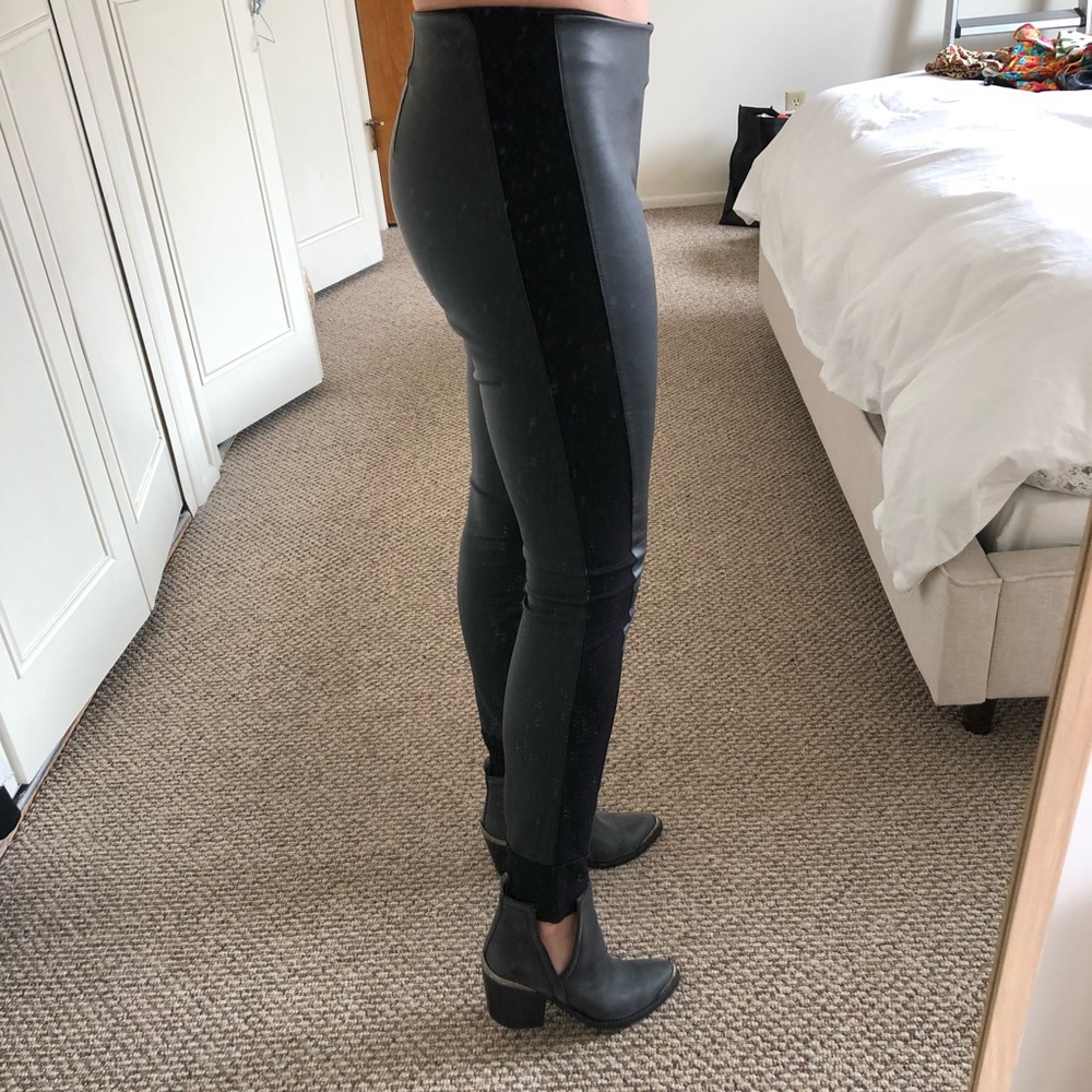 JCrew GiGi Faux Leather Pants - Size 4